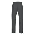 thumbnail image 4 of Work Pants for Men Black Mens Baggy Wide Leg Pants Elastic Waist Drawstring Casual Pants Pleated Loose Trendy Long Trousers with Pockets, 4 of 8