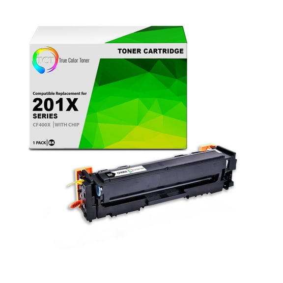 TCT 201X Black Toner Cartridge - Compatible With HP 201X CF400X High Yield