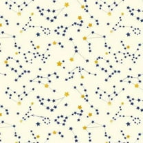 Celestial Cream Cotton Fabric