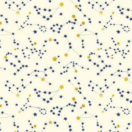 Celestial Cream Cotton Fabric