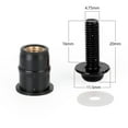 thumbnail image 3 of Motorcycle Wind Screen Shield Alu M5x16mm Screw Bolt Washers kit Black 10 Pack, 3 of 7