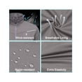 thumbnail image 2 of Little Donkey Andy Men's Softshell Jacket - Lightweight, Waterproof, Detachable Sleeves for Golf, Hiking, Cycling, and Running Gray 2XL, 2 of 7