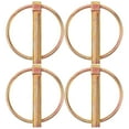 thumbnail image 1 of Shisuyan 4pcs Heavy Duty Lynch Pins For Farm Tractors Rv Lynch Pins Reliable Locking Pins For Mowers And Trucks Spring-Loaded Safety Pins With Rings, 1 of 8