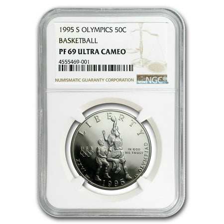 Clad Half Dollars - 1995-S Olympic Basketball 1/2 Dollar Clad Commem PF-69 NGC