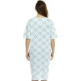 thumbnail image 3 of Just Love Short Sleeve Nightgown Sleepwear for Women (Floral Medallion, Large), 3 of 3