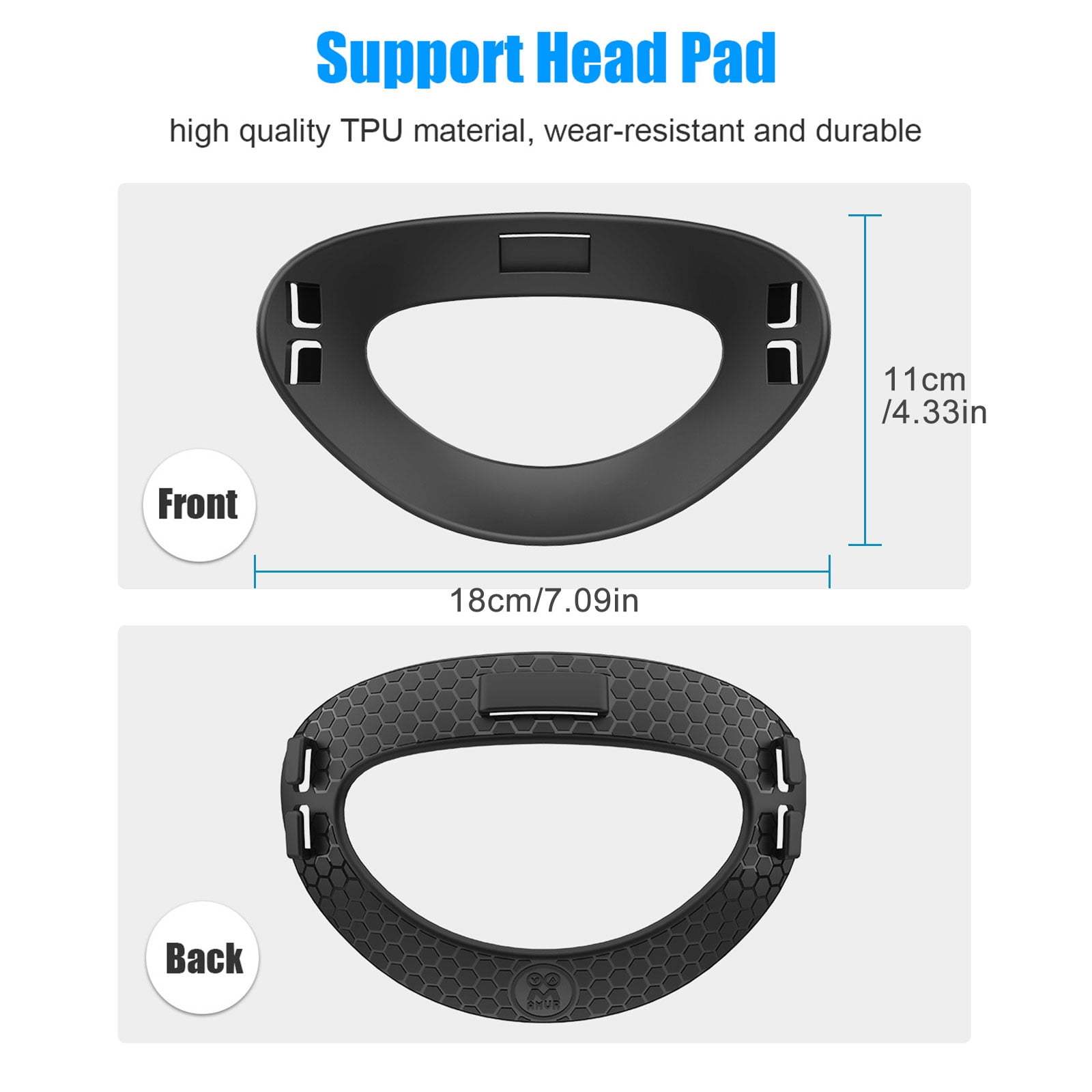 Insten Head Balance Cushion Pad For Oculus Quest 2 Vr Headset