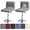 Grey, variant on XUELC Waterproof Stretch Bar Stool Covers, 2/4 Pack PU Slipcovers with Back for Low Back Stools