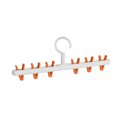 thumbnail image 1 of Naiovety Percha para ropa, abrigo de secado de rotación de 360 ​​grados, ropa colgante a prueba de viento, gancho para ropa interior, Almacenamiento y organización del hogar Blanco Naranja, 1 of 6