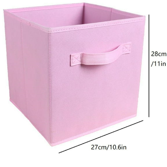 Home Decor Cube Storage 1 Pack Foldable With Labels Nonwoven Fabric Cloth Boxs Drawer Basket Closet Organizer Clothes Toys Containers For Nursery Office Decorations Organization