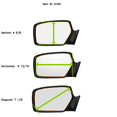 thumbnail image 5 of Fits 05-10 Avalon Right Passenger Convex Mirror Glass Lens W/Silicone USA, 5 of 6