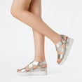 thumbnail image 5 of DREAM PAIRS Women’s Open Toe Ankle Strap Platform Wedge Sandals, 5 of 5