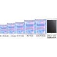 thumbnail image 3 of 100 Pieces Smell Proof Bags Holographic Packaging Bags Storage Bag For Food Storage, 3 of 4