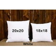 thumbnail image 3 of Bonnie Jeans Homestead Prints Pick Your Own Pumpkin Patch - Pillow Cover - Fall Decor (White, 18x18) Cotton Linen Couch Throw Home Decorations, 3 of 3