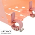 thumbnail image 3 of TEHAUX 2 Pcs Panier de Rangement en Plastique Rose pour Vélos Expérience de Conduite, 3 of 8