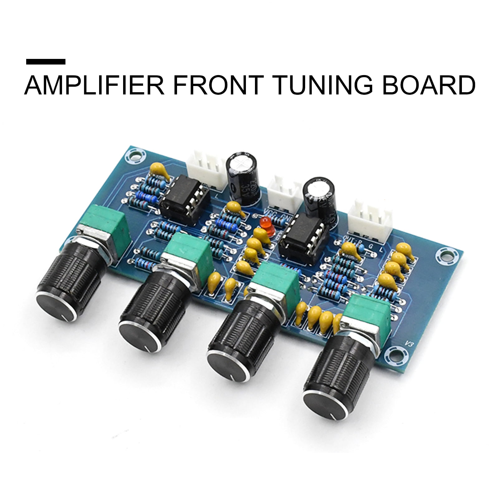 HIFI Amplifier Passive Tone Board Treble Bass Volume Control Preamp Board 2.1CH 