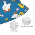 thumbnail image 5 of Salouo Cartoon Goose Pattern Pillow Cases,1PC Pillow Covers with Envelope Closure Decorative Pillow Case for Bed Couch,Pillows Not Included-20"x30", 5 of 6