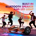 thumbnail image 4 of Hoverstar Chrome Rosegold Hoverboard with Bluetooth & LED Lights,Self-Balancing Scooter for Kids & Adults,9 Mph Max Speed, UL 2272 Certified, 4 of 7