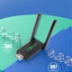 thumbnail image 1 of Adaptador Wifi USB, Adaptador De Red Inalámbrico De Antena Dual Banda Dual 5G 2.4G Disipación De Calor Amplia Compatibilidad 1200Mbps Para Computadora Portátil, 1 of 7