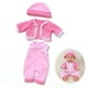 thumbnail image 1 of Conjunto de vestido navideño para muñecas Reborn de 30 cm | Disfraz rosa navideño | Material de algodón elástico | Juguete de vestir para niñas de 3 a 6 años, 1 of 5