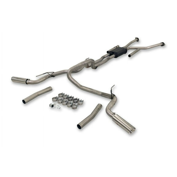 Flowmaster 818140 FlowFX Cat-Back Exhaust System - Stainless - Dual Rear Side Exit