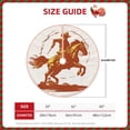 thumbnail image 2 of Fotbe Vintage Cowboy On A Bronco Horse Pattern Christmas Tree Skirt, Tree Skirts Plush Christmas Decorations, Christmas Tree Skirts Xmas Decorations Holiday Party Decor-48", 2 of 6