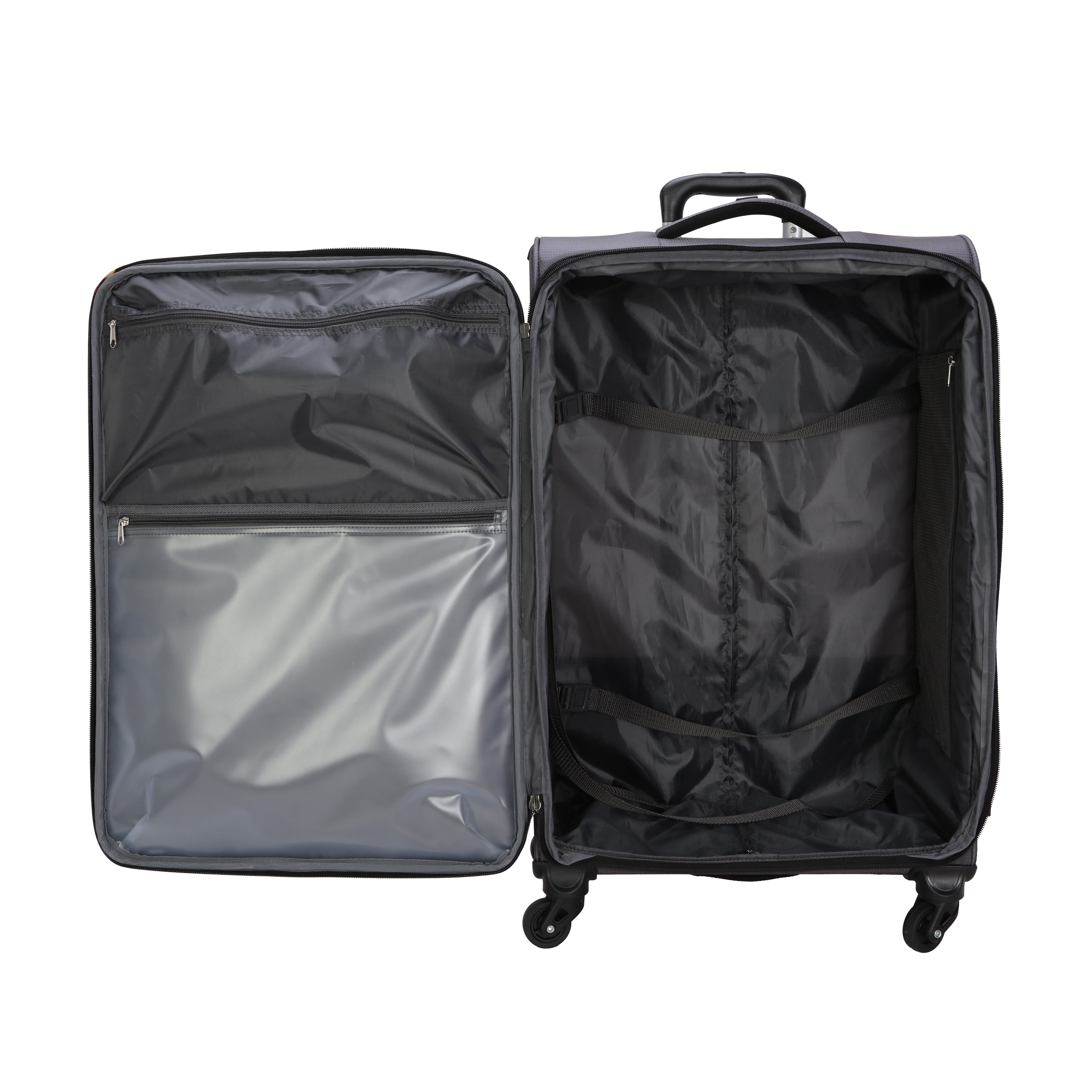 Protege 30 inch Lightweight Softside Travel Upright Checked Luggage, Grey, Adult