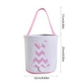 thumbnail image 3 of Clearance Under $5!Yyuenw Easter Bunny Basket Bags, Easter Bunny Bags with Fluffy Tail, Easter Bunny Bags Children, Rabbit Bucket Tote for Easter Egg Hunts Decorations Candy Gifts Storage, 3 of 5