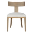 thumbnail image 2 of Benjara 23" Dining Chair Set of 2- T Shape Back- Cushioned- Beige Upholstery, 2 of 6