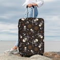 thumbnail image 7 of Hirioo Pirate Skulls for Elasticity Suitcase Cover (No luggage Included) Durable Luggage Protector Fits 18-32 Inch Luggage-Medium, 7 of 7