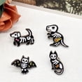 thumbnail image 4 of 4 Pcs Broche en Alliage Style Punk Squelette Animal Halloween, 4 of 5