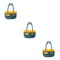 thumbnail image 3 of tssuouriy Complete Set Of 4-Color Kitchen Storage Holders Organisers - Versatile And Easy To Clean High-quality Double Dark blue yellow 3Set, 3 of 6
