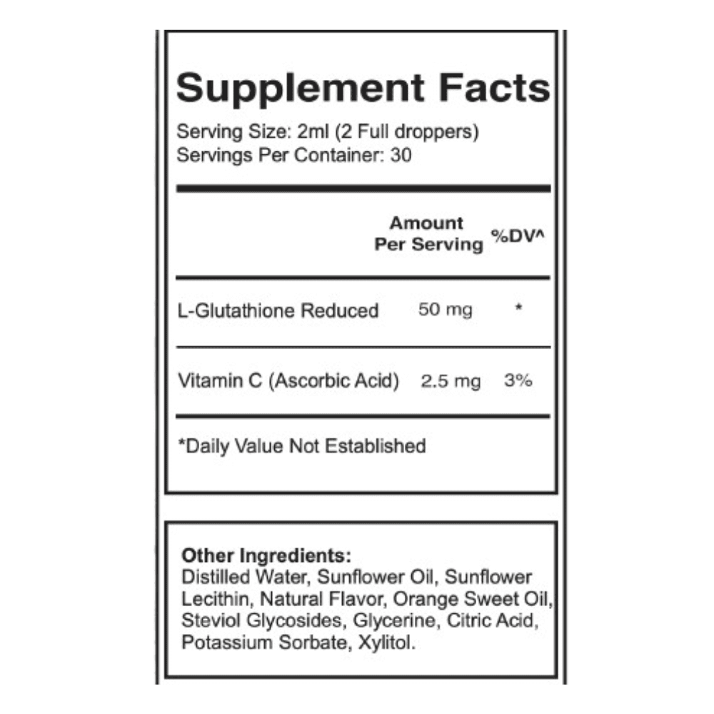 Dr. Colbert, MD Nano L-Glutathione Drops | Raspberry Flavor | by Divine Health | Nanonization | Superior Absorption | Includes Vitamin C | Sugar Free | 30 Day Supply | 60ml