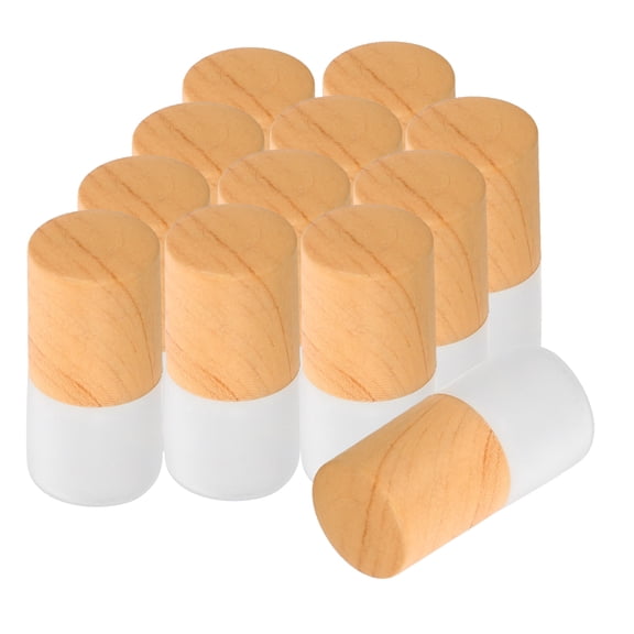 OFFIGAM 20Pcs Refillable Glass Bottles with Roller for Travel Essential Oil