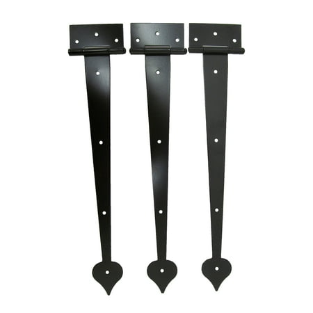13 Strap Hinge Smooth Finish Set Of 3 Hinges Colonial Style