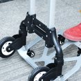 thumbnail image 2 of leyfeng Carrito de mano pequeño plegable portátil para uso doméstico, carrito de compras de supermercado, carrito de mano silencioso ligero para ahorrar trabajo, 2 of 7