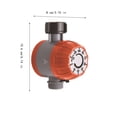 thumbnail image 3 of Mechanical Garden Watering Timer,Automatic Outdoor Irrigation Tool,Adjustable Water Control Device,Battery Free Water Timer,Sturdy ABS Gardening Supply,Efficient Yard Watering Solution, 3 of 6
