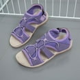 thumbnail image 4 of Itsun Wedge Platform Sandals, Women's Sport Athletic Sandals Outdoor Hiking Sandals Purple, 4 of 5