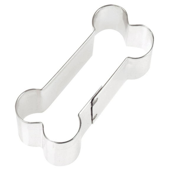 Fox Run 5" Tinplated Steel Dog Bone Cookie Cutter Mold Biscuit Treat Snack Bake