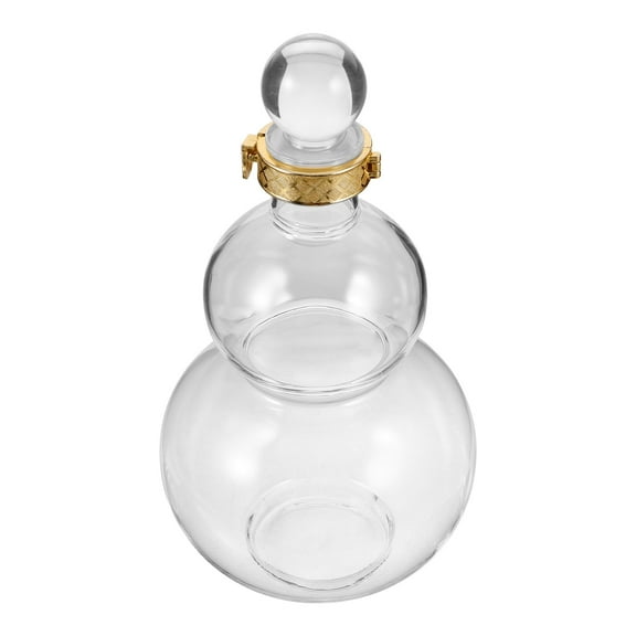 WASHWEPE Gourd Water Bottle Chinese Retro Gourd Shaped Wine Bottle 1Set