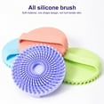 thumbnail image 3 of Soumake Silicone Body Scrubber Ergonomic Grip Shower Brush Exfoliating Skin Deep Cleaning Silicone Bristles Bath Scrubber, 3 of 8