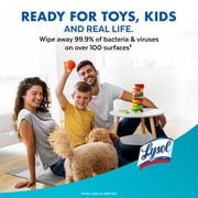 Lysol Disinfecting Wipes, All Purpose Cleaner, Multi Surface Antibacterial Cleaning Wipes, Cleaning Supplies, Coconut & Sea Minerals Scent, 80 Count