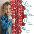 thumbnail image 3 of Blackout Kids Curtains,Red Christmas Deer and Snowflake Pattern Childrens Insulated Curtains Set Of 2,Bedroom Essentials,Toddler Room Decor 42"x63", 3 of 5