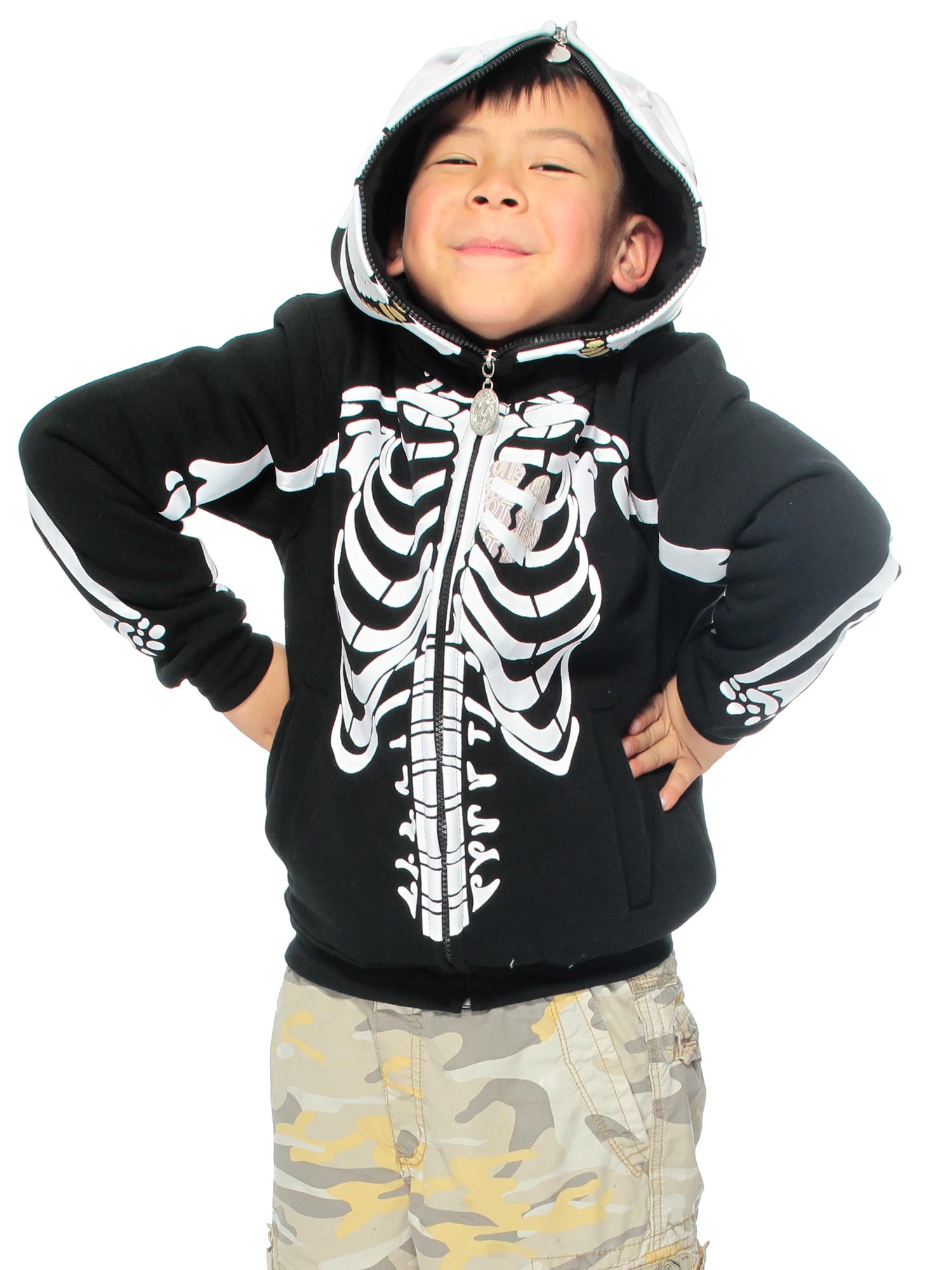 kids skeleton sweatshirt