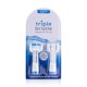 thumbnail image 1 of Recambios de cabezal de cepillo de repuesto Triple Bristle Sonic, paquete de 2, 1 of 6