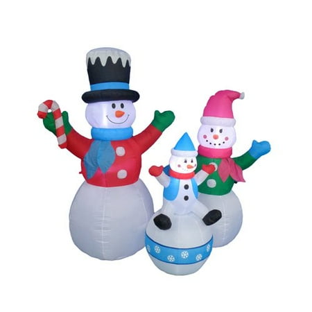 BZB Goods Happy Snowmen Family Christmas Decoration