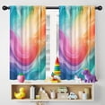 thumbnail image 5 of Blackout Kids Curtains,Rainbow Tie Dye Swirl Pattern Childrens Insulated Curtains Set Of 2,Bedroom Essentials,Toddler Room Decor 42"x54", 5 of 5