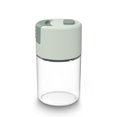 thumbnail image 1 of Botellas de vidrio Especias a prueba de polvo Frascos Agitadores Contenedor Hogar Cantital Dispensadores de sal Sacerando Accesorios de cocina Verde Vogacara HA010240-01B, 1 of 6