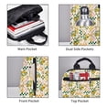 thumbnail image 4 of Naloa Lemon Print Lightweight DayBackpack Suitable for school, work, shopping, travel, etc., 4 of 5