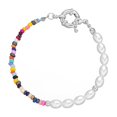thumbnail image 4 of Pulsera de Perlas Salvador Ajustable para Niñas Y Adolescentes Plata, 4 of 6