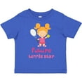 thumbnail image 3 of Inktastic Future Tennis Star Girl Girls Toddler T-Shirt, 3 of 5